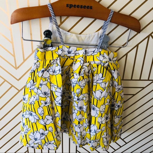 Old Navy Yellow Poppy Sundress, 3-6mos - Picture 2 of 7